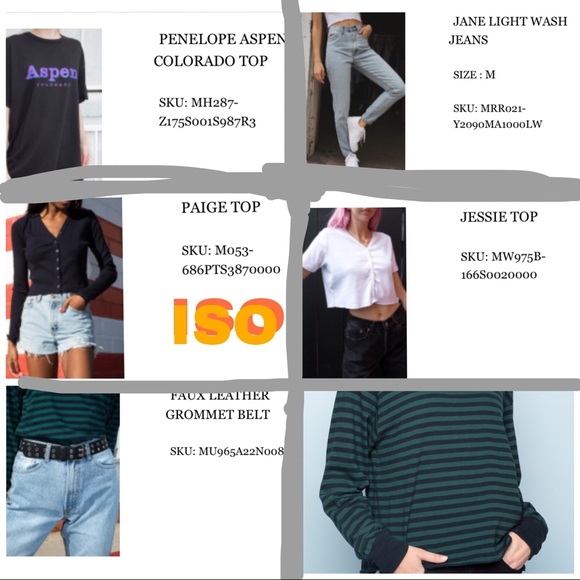 ISO OF THESE ITEMS - Picture 1 of 1